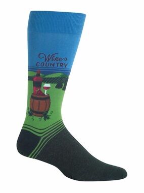 HotSox Men “Wine Country” Socks